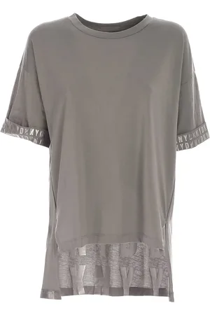 DKNY Damen, Oberteile, Grau, LGröße: