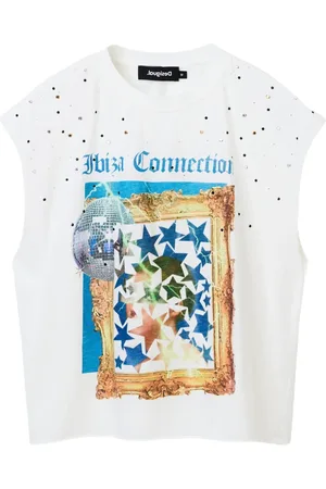 Desigual Damen, Oberteile, Weiß, XLGröße: