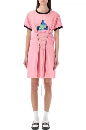CORMIO Damen, Kleider, Rosa, 2XSGröße:
