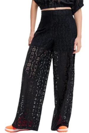Desigual Damen, Hosen, Schwarzk, MGröße: