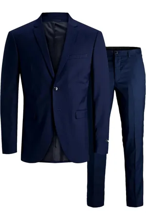 JACK & JONES Herren, Anzüge, Blau, 2XLGröße: