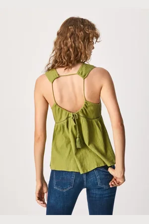 Pepe Jeans Damen, Oberteile, Grün, SGröße: