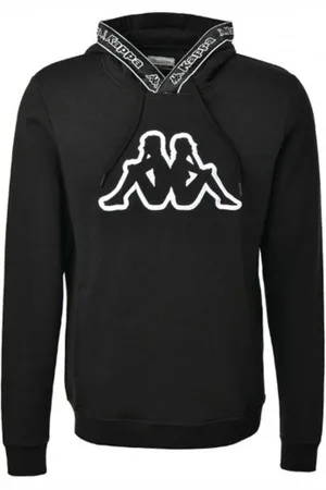 Kappa Herren, Sweatshirts & Hoodies, Schwarzk, SGröße:
