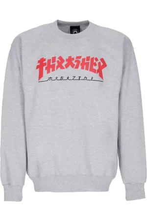 Thrasher Herren, Sweatshirts & Hoodies, Grau, MGröße: