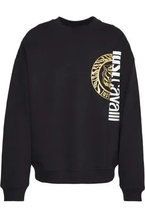Roberto Cavalli Herren, Sweatshirts & Hoodies, Schwarzk, SGröße: