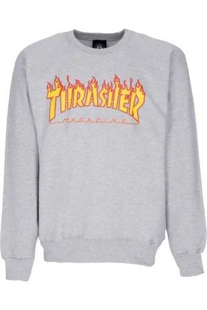 Thrasher Herren, Sweatshirts & Hoodies, Grau, LGröße: