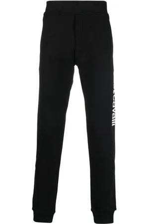 Roberto Cavalli Herren, Hosen, Schwarzk, SGröße: