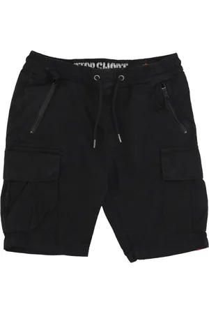 Alpha Industries Herren, Shorts, Schwarzk, LGröße: