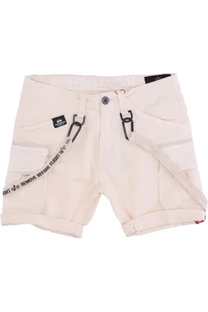 Alpha Industries Herren, Shorts, Weiß, W34Größe: