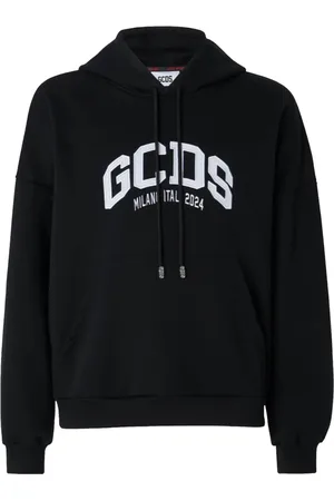 GCDS Herren, Sweatshirts & Hoodies, Schwarzk, MGröße: