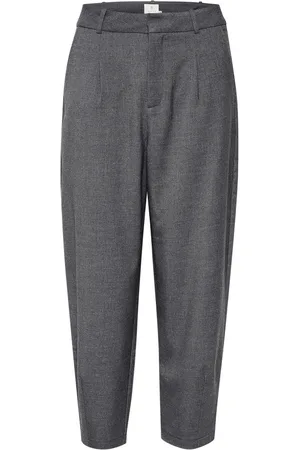 Kaffe Damen, Hosen, Grau, LGröße: