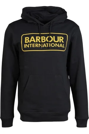 Barbour Herren, Sweatshirts & Hoodies, Schwarzk, LGröße: