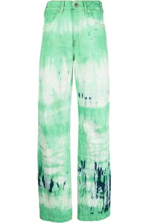 DARKPARK Damen, Jeans, Grün, W27Größe: