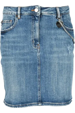 Moschino Damen, Röcke, Blau, LGröße: