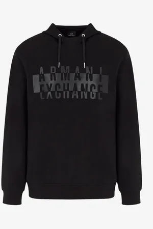 Armani Exchange Herren, Sweatshirts & Hoodies, Schwarzk, 2XLGröße: