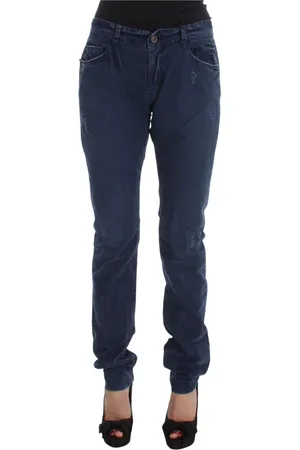 Costume National Damen, Jeans, Blau, W34Größe:
