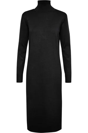 Saint Tropez Damen, Kleider, Schwarzk, LGröße: