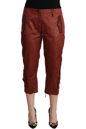 Roberto Cavalli Damen, Hosen, Braun, SGröße: