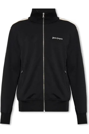 Palm Angels Herren, Sweatshirts & Hoodies, Schwarzk, LGröße: