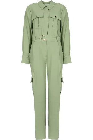 Silvian Heach Damen, Jumpsuits & Playsuits, Grün, MGröße:
