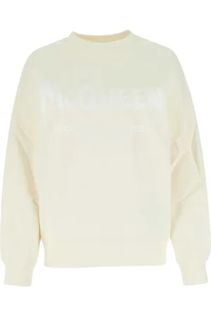Alexander McQueen Damen, Sweatshirts & Hoodies, Weiß, 2XSGröße: