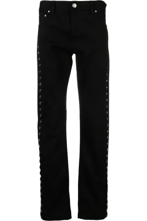 Alexander McQueen Herren, Jeans, Schwarzk, LGröße: