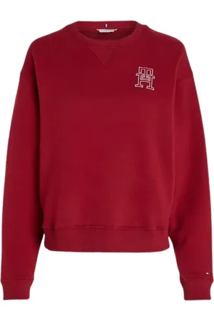 Tommy Hilfiger Damen, Sweatshirts & Hoodies, Rot, SGröße:
