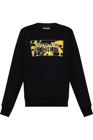 VERSACE Herren, Sweatshirts & Hoodies, Schwarzk, XLGröße: