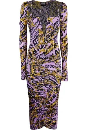 VERSACE Damen, Kleider, Lila, LGröße:
