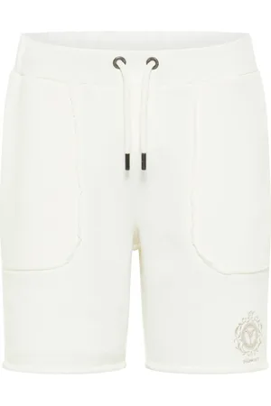 Carlo Colucci Herren, Shorts, Weiß, 2XLGröße: