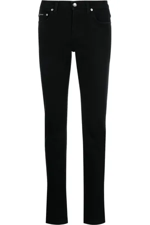 Dolce & Gabbana Damen, Jeans, Schwarzk, SGröße:
