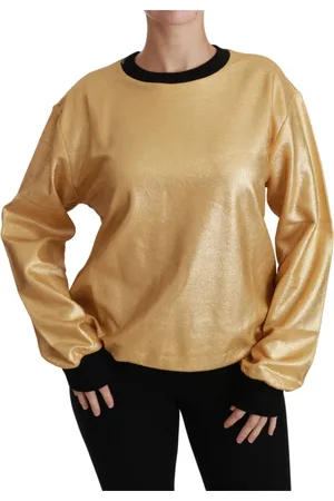 Dolce & Gabbana Damen, Sweatshirts & Hoodies, Gelb, MGröße: