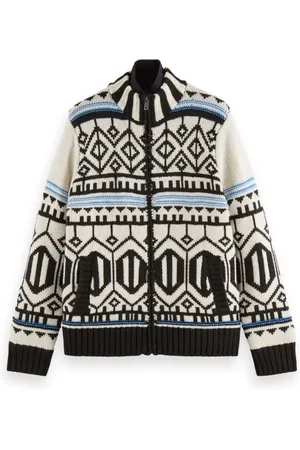 Scotch&Soda Herren, Strickwaren, Weiß, SGröße: