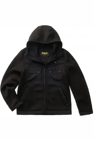 Blauer Herren, Jacken, Schwarzk, 2XLGröße: