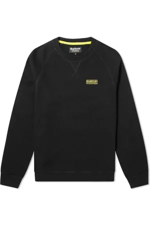 Barbour Herren, Sweatshirts & Hoodies, Schwarzk, LGröße:
