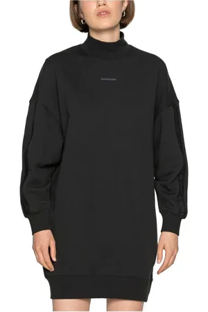 Calvin Klein Damen, Kleider, Schwarzk, XSGröße: