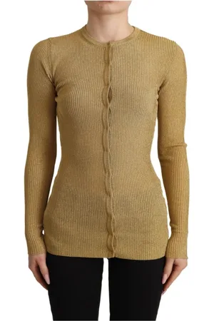Dolce & Gabbana Damen, Strickwaren, Gelb, SGröße: