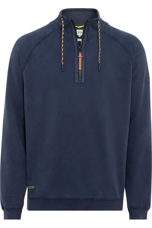 Camel Active Herren, Sweatshirts & Hoodies, Blau, 2XLGröße: