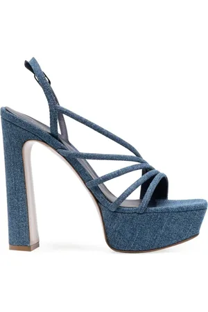 LE SILLA Damen, Schuhe, Blau, 38 1/2 EUGröße: