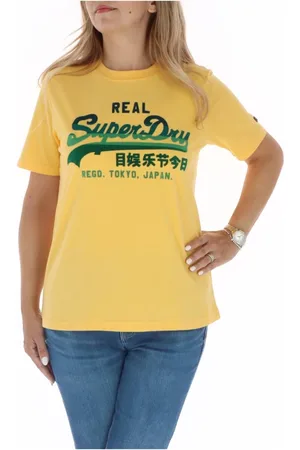Superdry Damen, Oberteile, Gelb, LGröße: