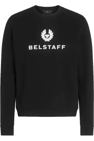 Belstaff Herren, Sweatshirts & Hoodies, Schwarzk, MGröße: