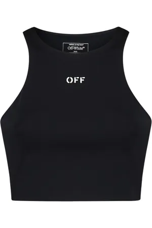 OFF-WHITE Damen, Oberteile, Schwarzk, SGröße: