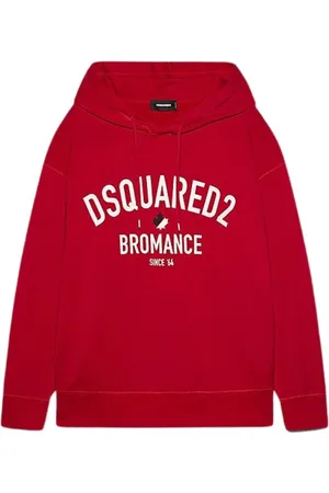 Dsquared2 Herren, Sweatshirts & Hoodies, Rot, LGröße: