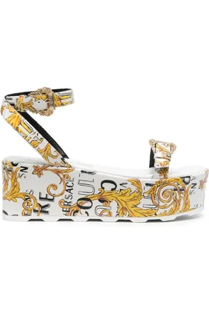 VERSACE Damen, Schuhe, Weiß, 36 EUGröße: