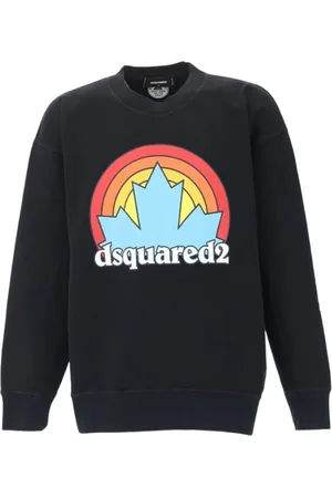 Dsquared2 Herren, Sweatshirts & Hoodies, Schwarzk, SGröße: