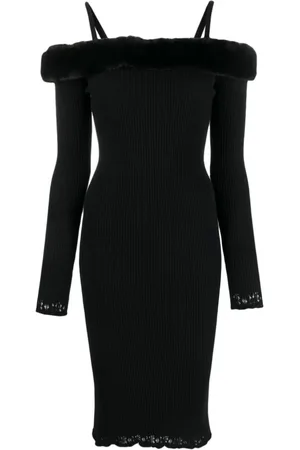 BLUMARINE Damen, Kleider, Schwarzk, SGröße: