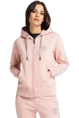 Carlo Colucci Damen, Sweatshirts & Hoodies, Rosa, XLGröße: