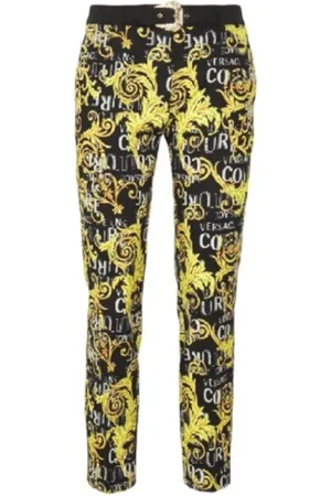 VERSACE Damen, Hosen, Mehrfarbig, SGröße: