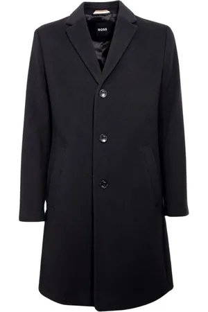 HUGO BOSS Herren, Mäntel, Schwarzk, LGröße: