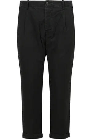 Original Vintage Herren, Hosen, Schwarzk, LGröße: